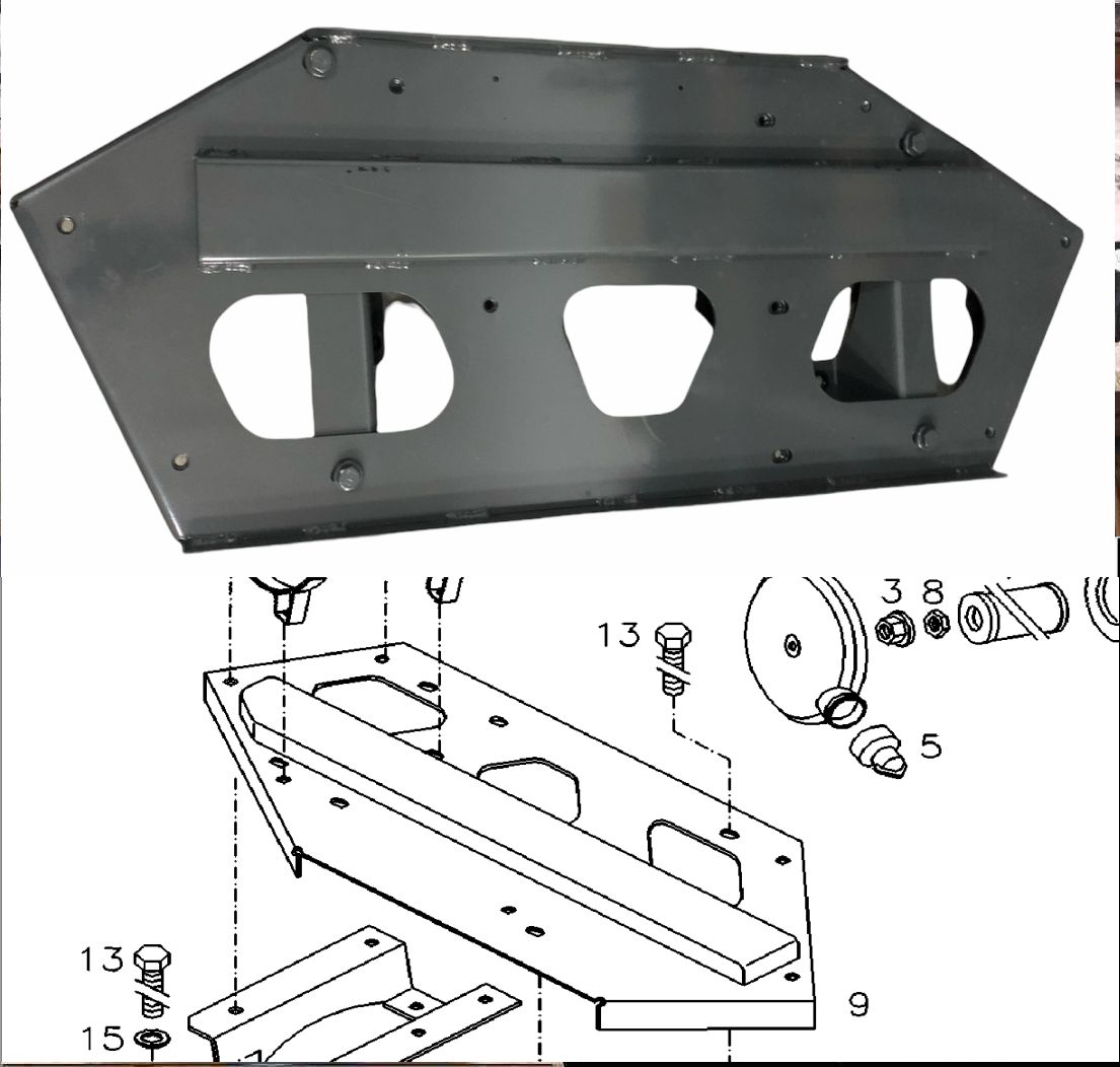 04225285  Braket Air Filtre